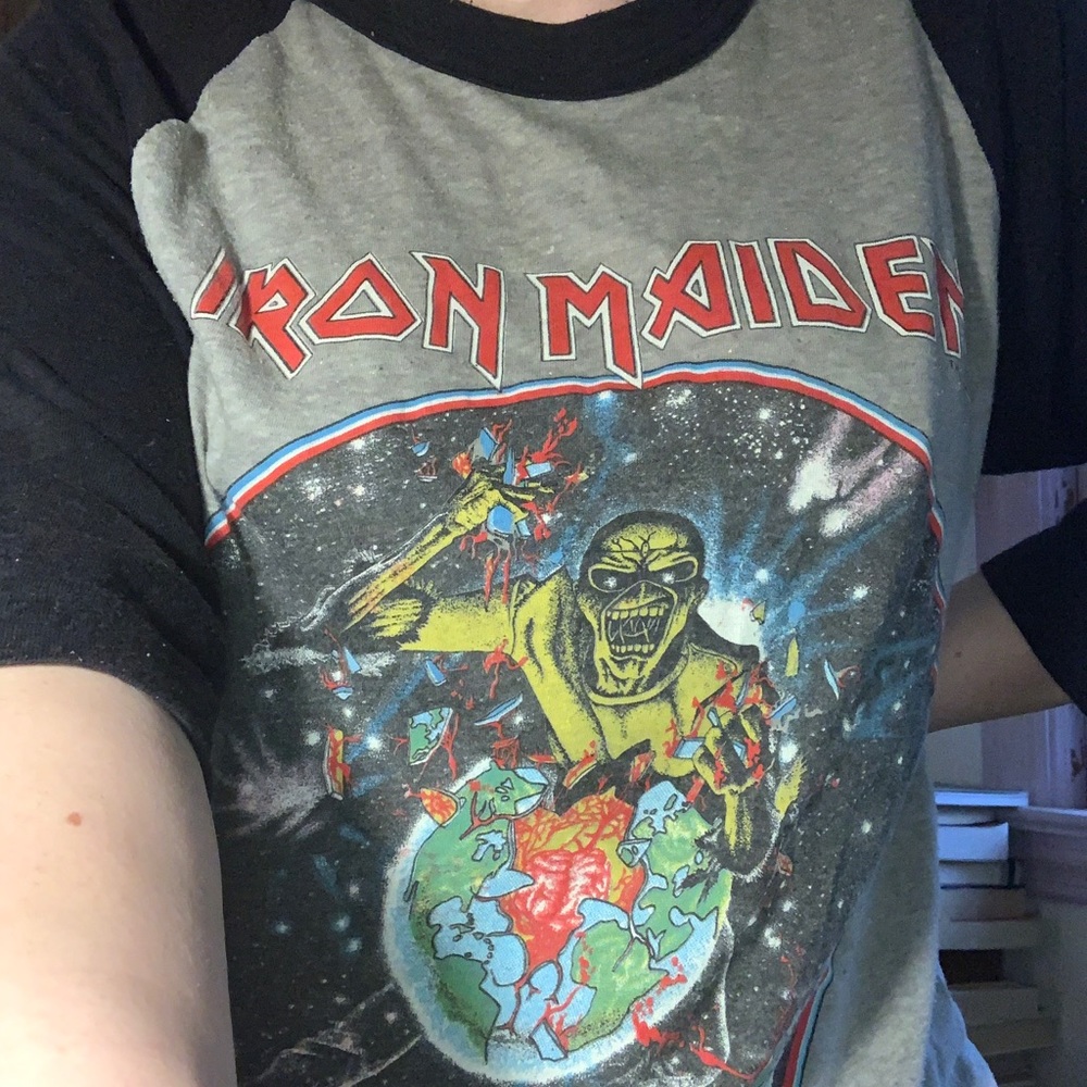 Vintage Iron Maiden Baseball Tee